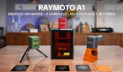 Raymoto A1 Launches on Kickstarter to Bring Portable Galvo Laser Engraving Beyond the Desktop