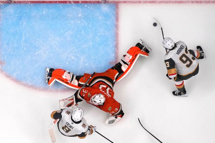 APTOPIX Golden Knights Ducks Hockey