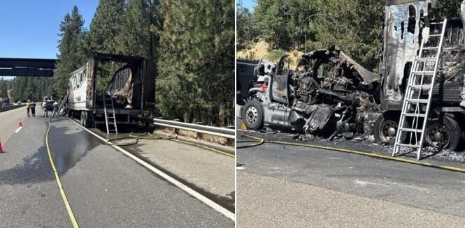 I-80 west near Colfax