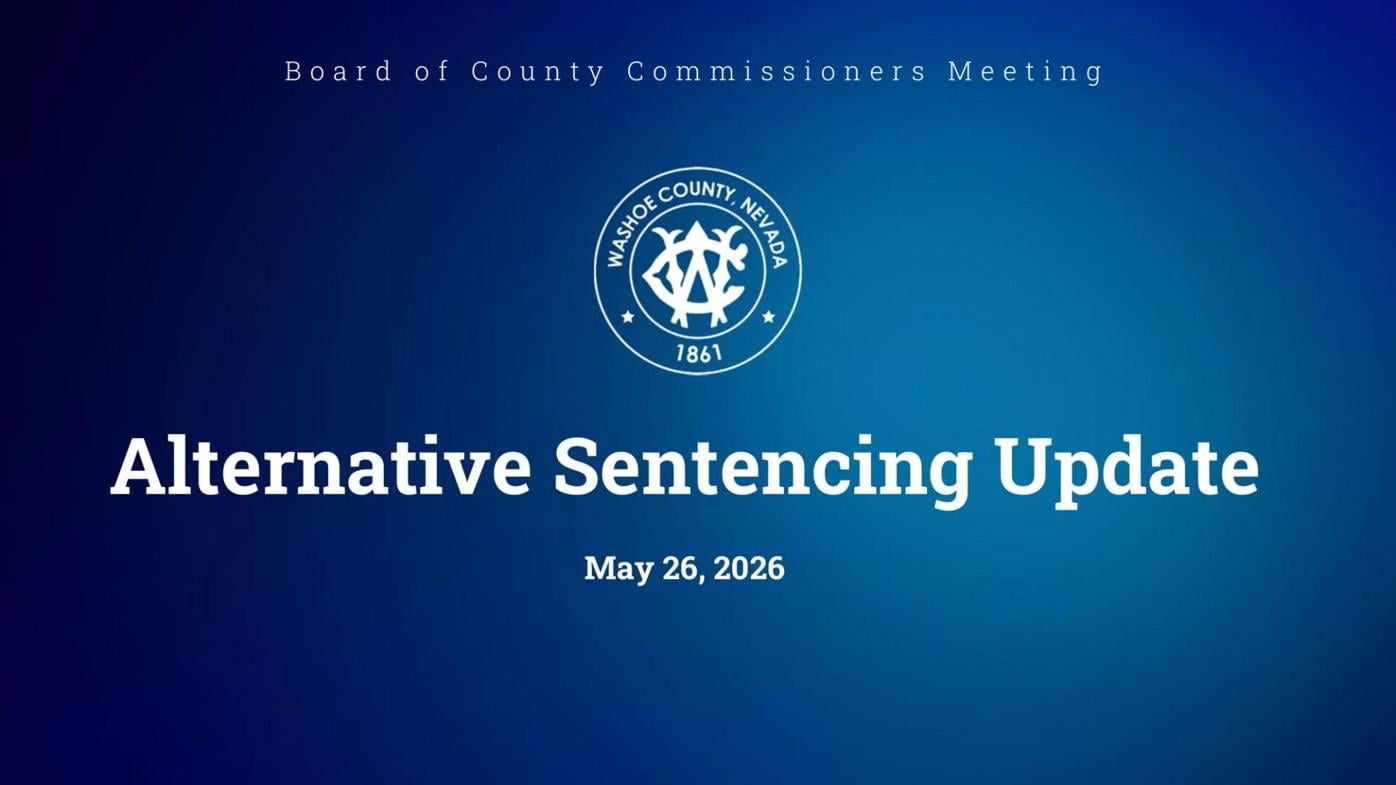 Washoe County Commissioners alternative sentencing
