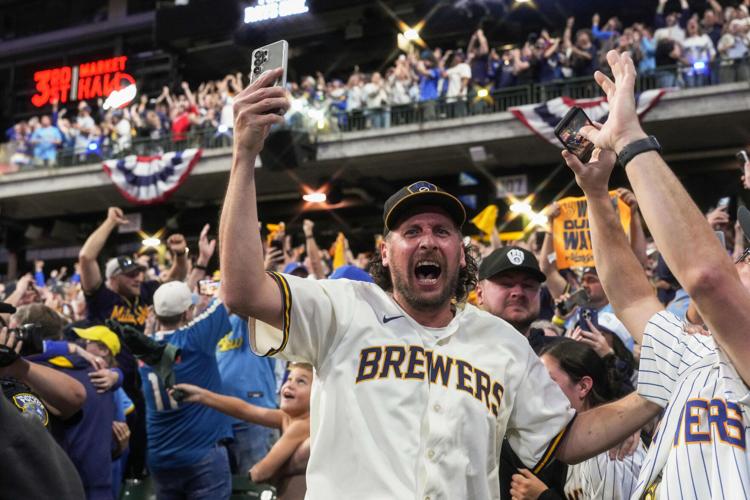 APTOPIX World Series Brewers Baseball