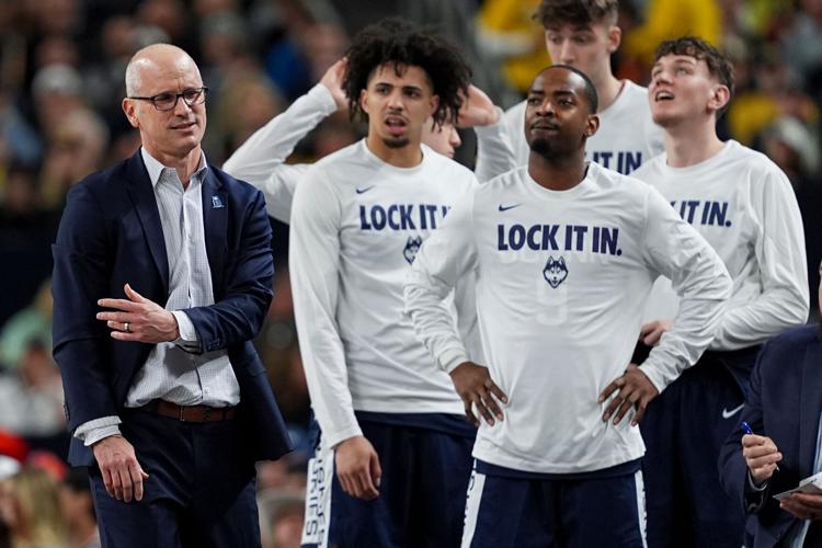 NCAA UConn Michigan Basketball