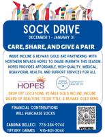 RE/MAX Gold Realtors helping with Sock Drive to benefit Northern Nevada HOPES