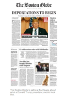 Donald Trump Calls Boston Globe "Worthless" in Response to Satirical Front Page