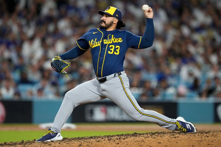 NLCS Brewers Dodgers Baseball