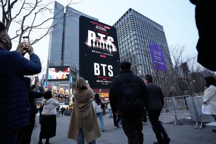 South Korea BTS Landmark Square