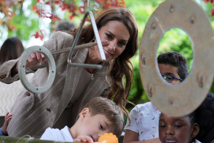 Photos of Kate, the Princess of Wales on her trip to Italy