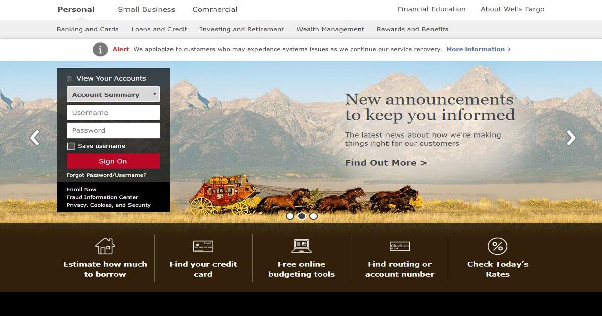 Problems With Wells Fargo