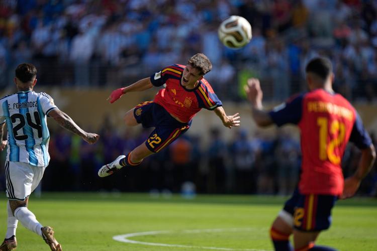 APTOPIX Argentina Spain WCup Soccer
