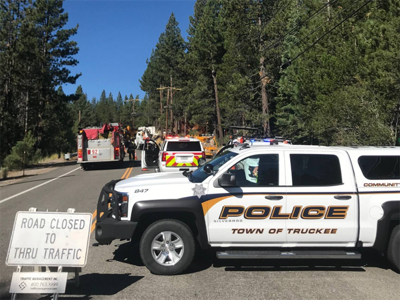 Gas Leak Closes Portion of Northwoods Blvd. in Truckee