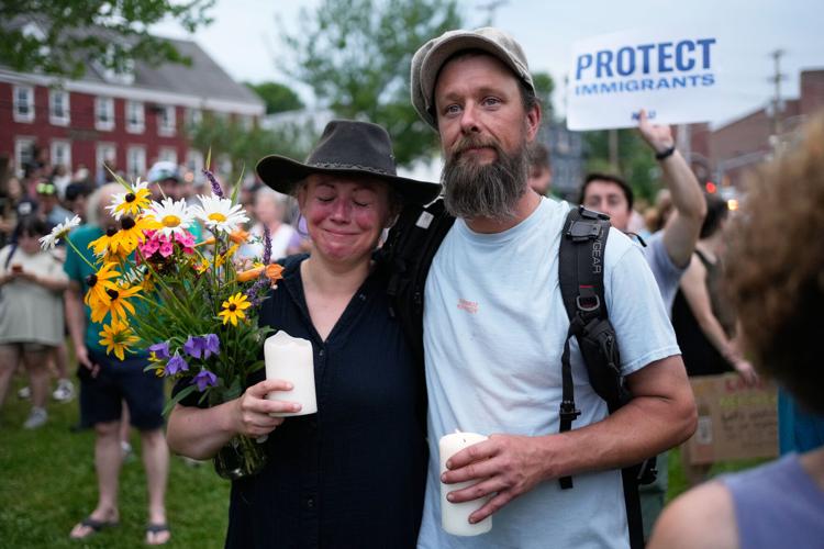 Maine protests after ICE fatally shoots a motorist, in photos