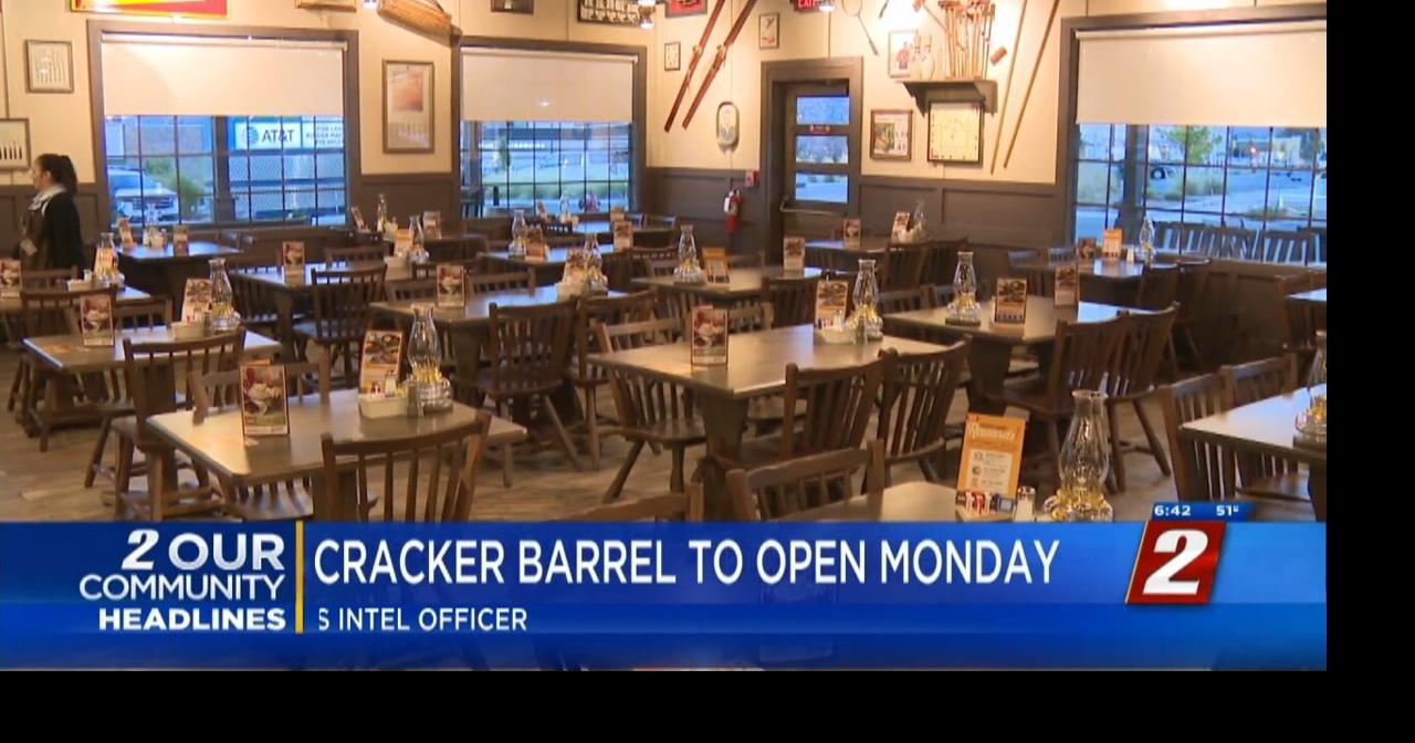 Reno Cracker Barrel to Open on Monday News