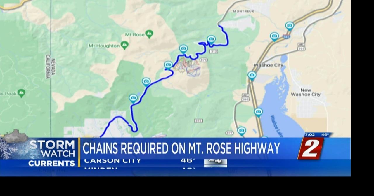 Chains Required on Mt. Rose Highway News