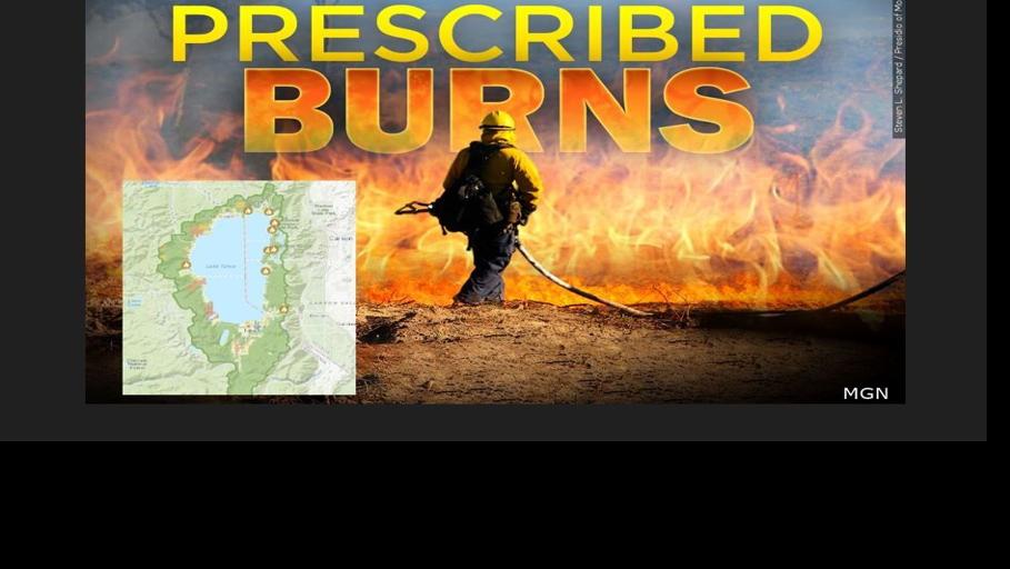 Prescribed burning at Lake Tahoe 011325