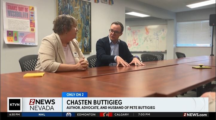 Chasten Buttigieg visits Northern Nevada