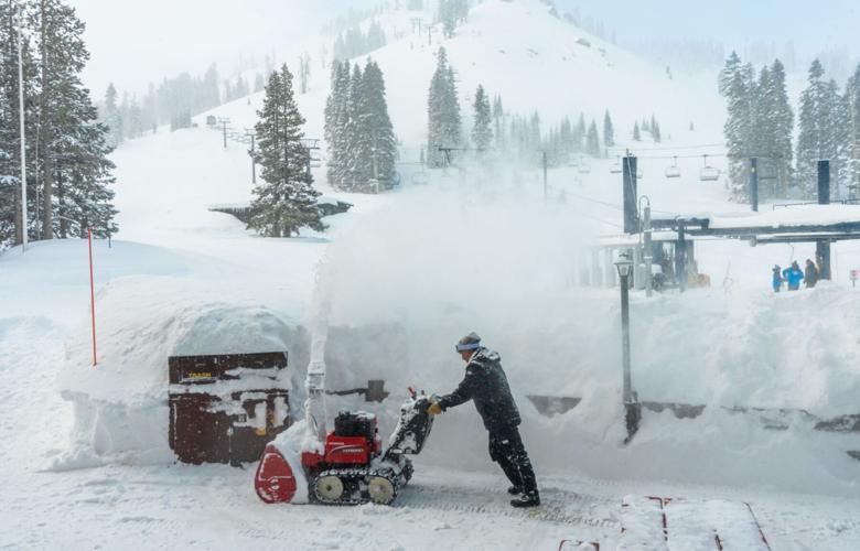 Sugar Bowl Resort snow so much snow