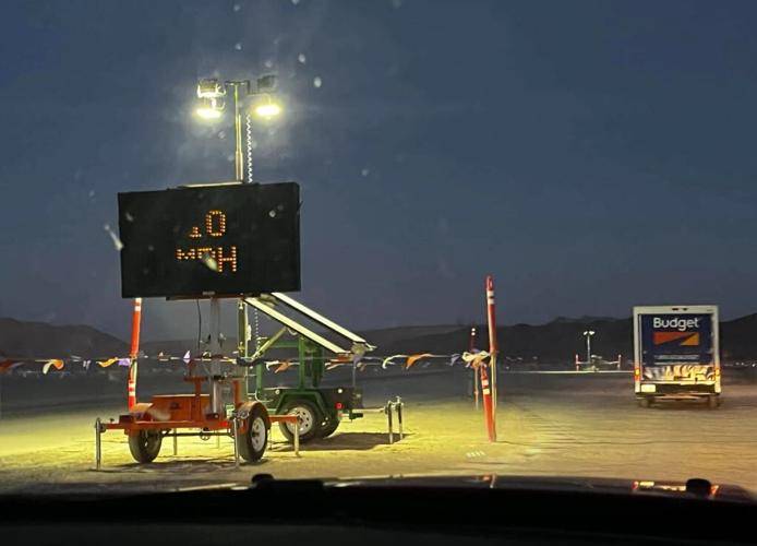 Gate at Burning Man