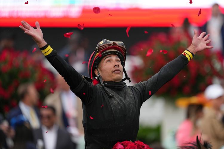 APTOPIX Kentucky Derby Horse Racing