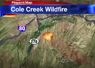 Lightning-Sparked Cole Creek Wildfire Near Carlin 100% Contained