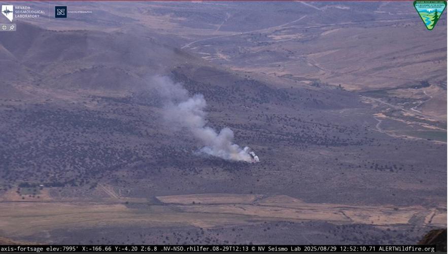 Fire north of Reno