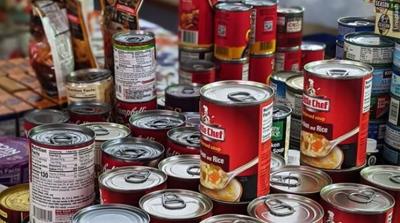 Food Bank cans