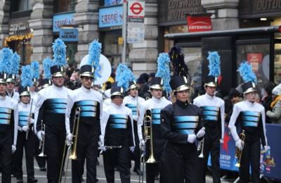 Reed High Band Marches in 2020 New Year's Parade in London