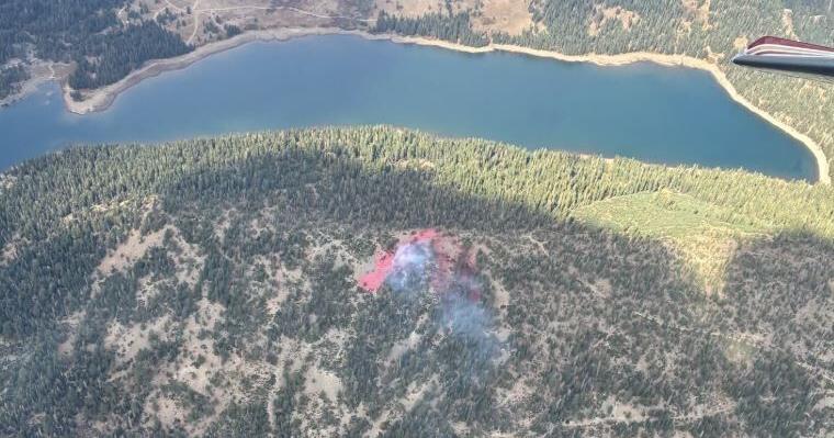 Lightning strikes start several fires in Tahoe National Forest