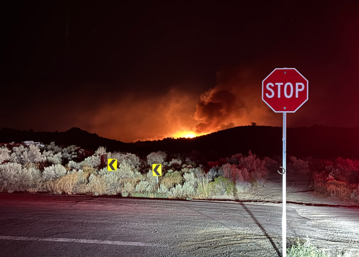 Fire in Lemmon Valley