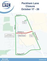 Construction Continues on Peckham Lane Project, Detours Start Monday