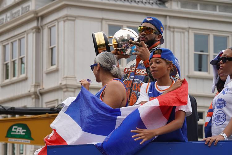 Photos of the New York Knicks parade