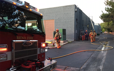 Crews Respond to Fire on Roof of Strip Mall on Mira Loma Drive