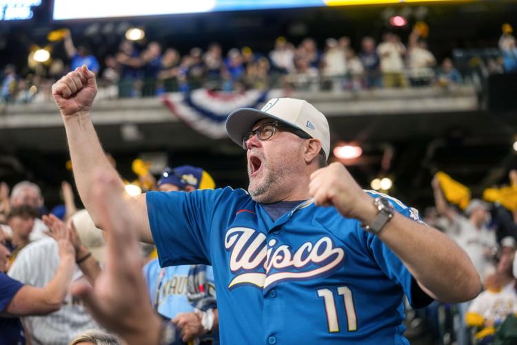 APTOPIX World Series Brewers Baseball