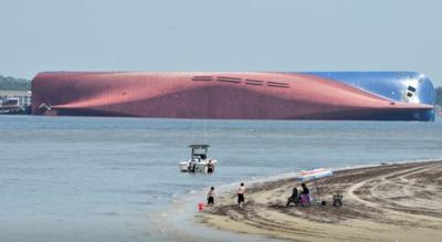 Coast Guard Rescues Four Crew Members Trapped Inside Ship Near Georgia
