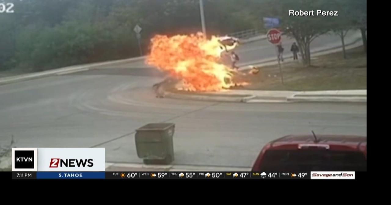 Motorcycle explosion narrowly misses children | National News | 2news.com