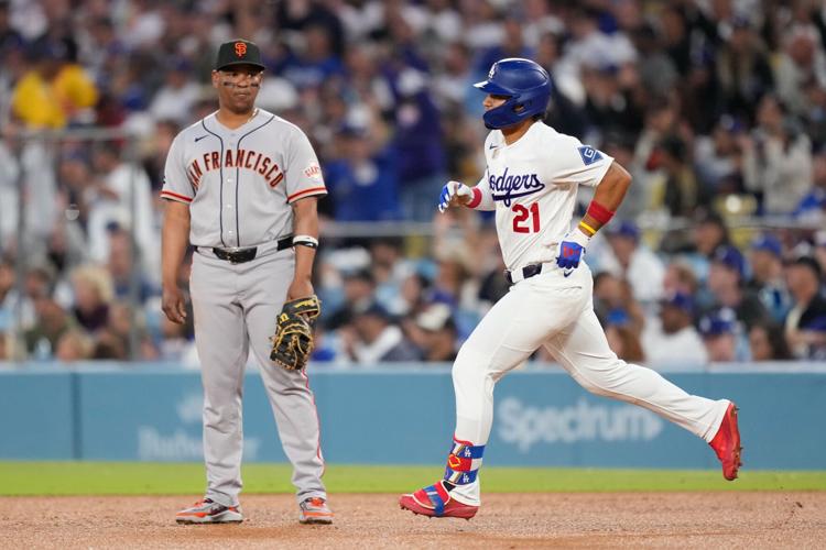 Giants Dodgers Baseball