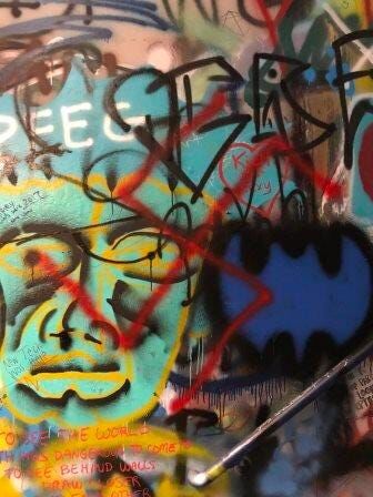 Students and Faculty Clean Up Hateful Graffiti