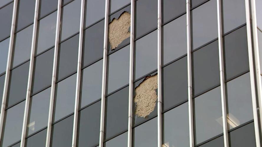 Reno City Hall broken windows