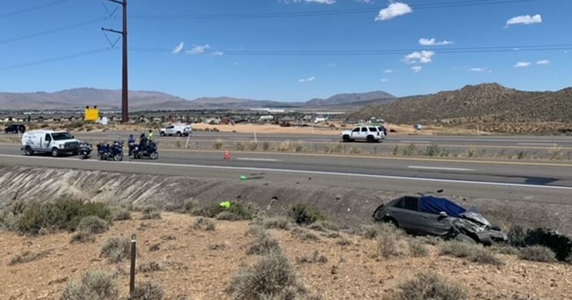 Highway 395 south Lemmon fatal crash