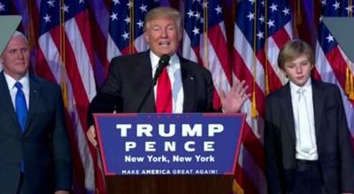 Donald Trump Elected President of the United States