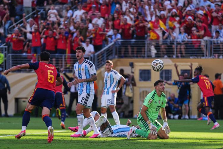 APTOPIX Argentina Spain WCup Soccer