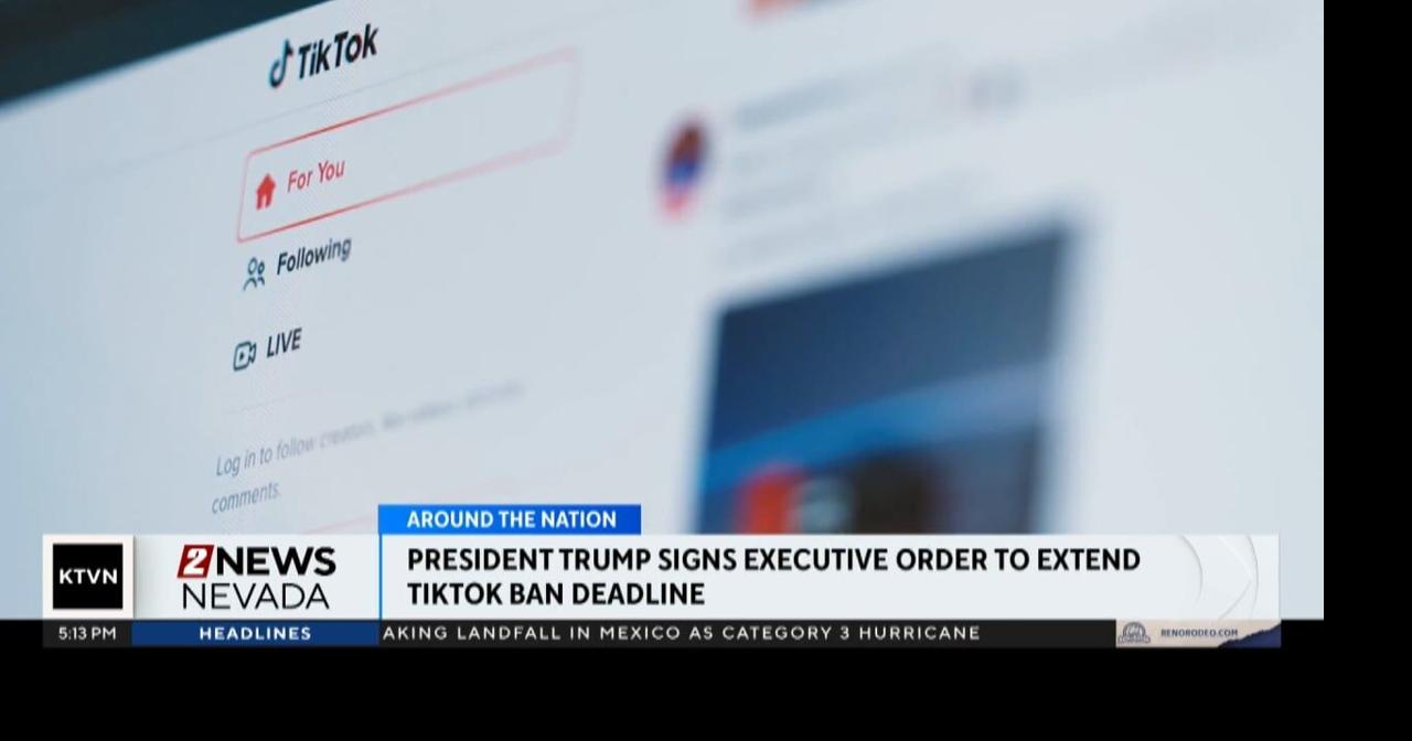 President Trump signs executive order allowing TikTok deal to move ...