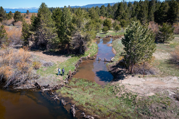 Major Construction Complete for Tahoe’s Largest Wetland Restoration