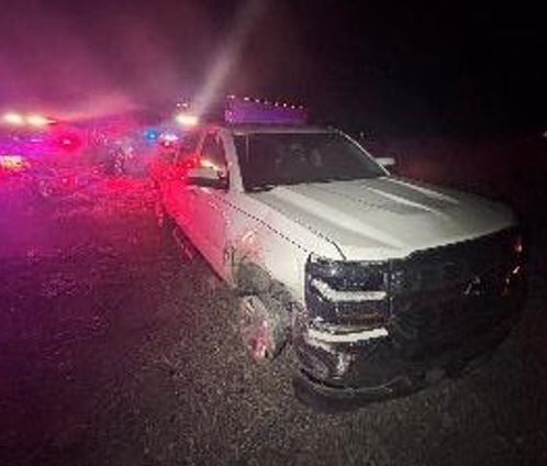 Suspected stolen truck
