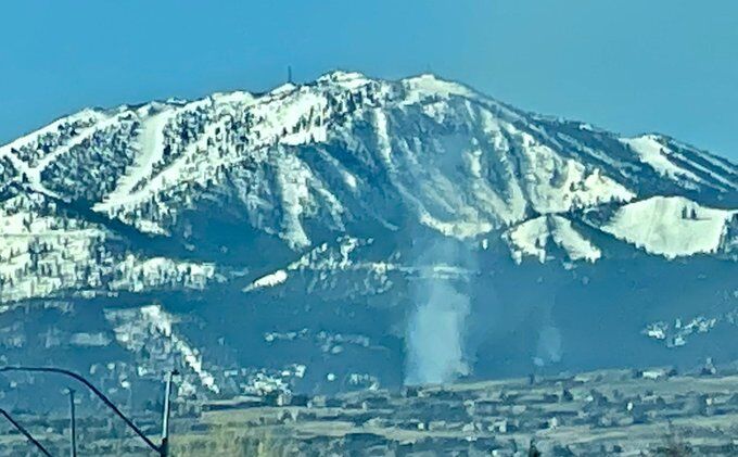 Pile burning at Galena Regional Park