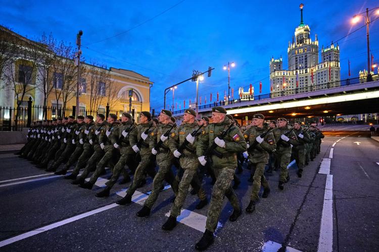 Russia Victory Day Parade Rehearsal