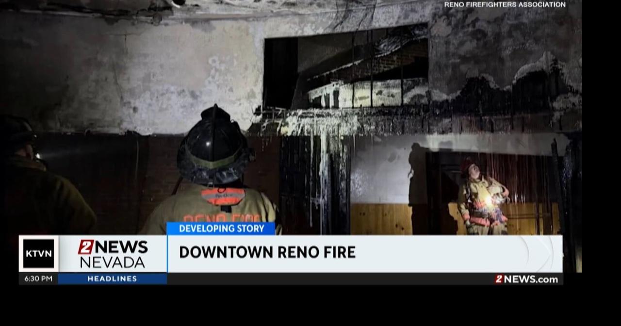Reno Fire crews called to a fire at a building in downtown Reno ...