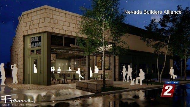 Bank Saloon In Carson Open For Business. Has Soft Opening