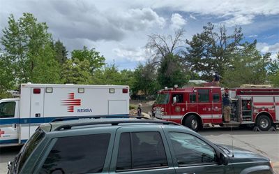 TMFR Knock Down Structure Fire in Sun Valley