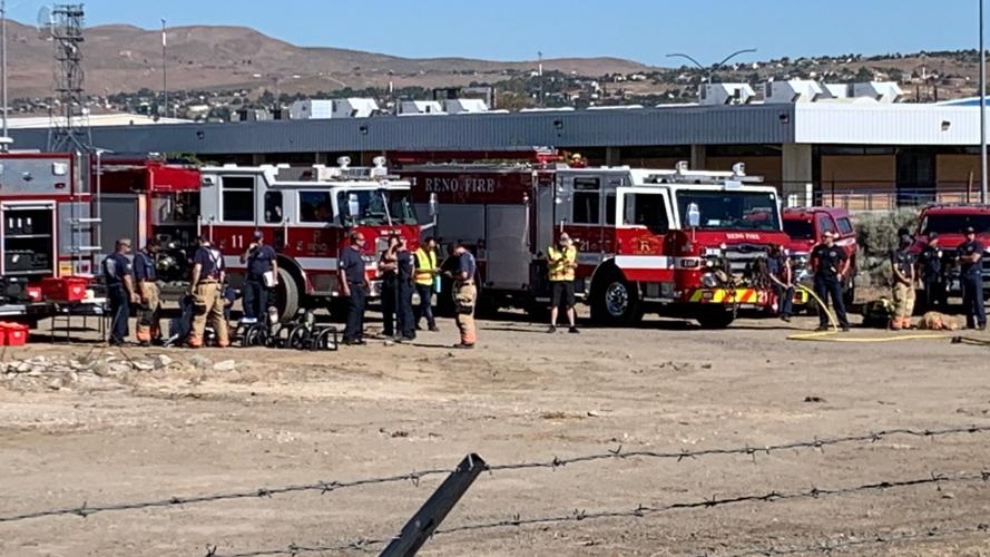 Fire trucks in Reno