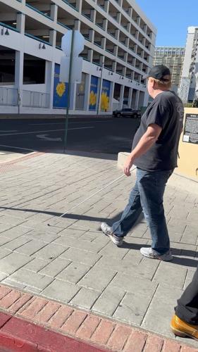 Walk Held in Downtown Reno for White Cane Awareness Day